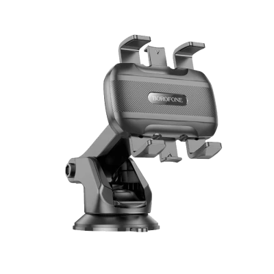 Univerzalni auto držač nosač za mobitel BOROFONE BH99 Wind automatic clamping car center console black