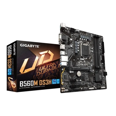 Gigabyte MB B560M DS3H V3 LGA1200, 4X DDR4, DVI HDMI, DP, micro ATX