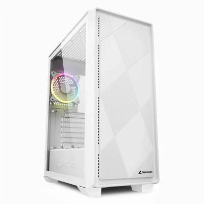 Kućište SHARKOON gaming, VS8 White RGB ATX, ventilator 3x120mm