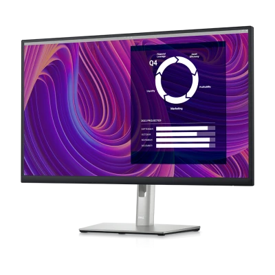 Monitor Dell P2723D 27" QHD, IPS Antiglare, 16:9, DP, HDMI, USB 3.2, Tilt/Swivel/Pivot/Height Adjust, 3Yr