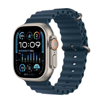 Apple Watch Ultra 2 2024 LTE 49mm Titanium Case - Blue Ocean band