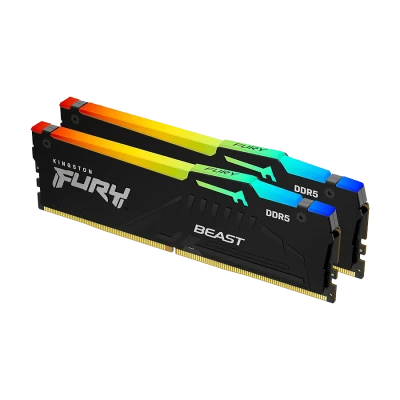 Kingston 32GB 5600MHz DDR5 RGB Fury Beast (2x16), CL36, EXPO KF556C36BBEAK2-32