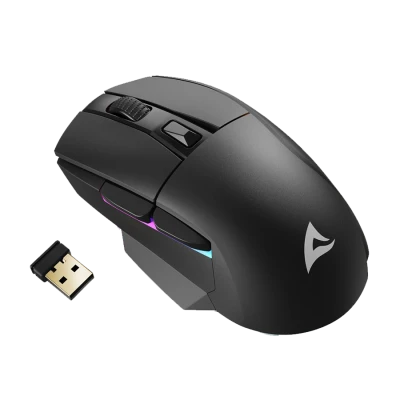 Miš SHARKOON gaming wireless/wired Skiller SGM50W Black