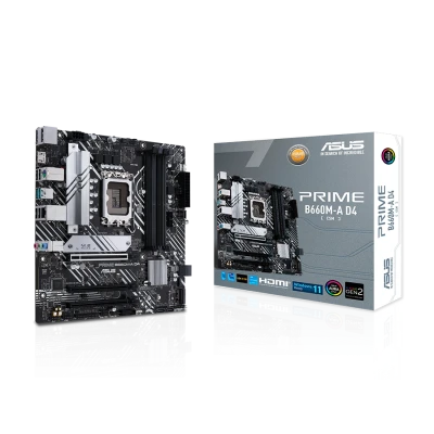 ASUS MB PRIME B660M-A D4-CSM Intel B660, LGA 1700, 4xDDR4 2xHDMI, DP, RAID micro ATX