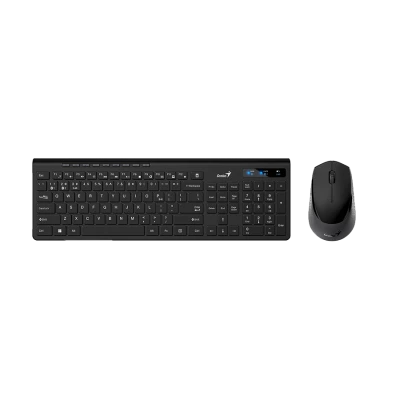 Tastatura + miš wireless i bluetooth GENIUS SlimStar 8230, black, BiH, 31340015410