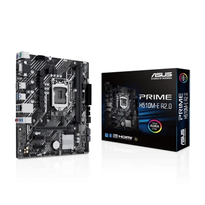 ASUS MB PRIME H510M-E R2.0, Intel H470, LGA1200, micro ATX PCIe 4.0, DP, VGA, HDMI, 2xDDR4
