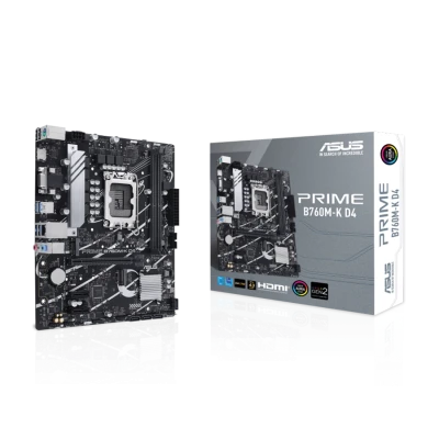 ASUS MB PRIME B760M-K D4 Intel B760;2xDDR4 VGA,HDMI;RAID;micro ATX
