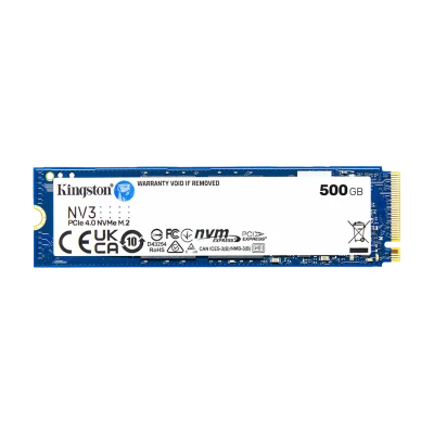 Kingston SSD SNV3S/500G 500GB NV3 NVMe PCIe 4.0 R/W:5000/3000MB/s