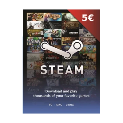 Steam gift card 5€ - Global