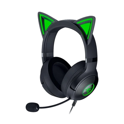 Slušalice Razer Kraken Kitty V2 - USB Headset with RGB Kitty Ears - Black - FRML Packaging RZ04-04730100-R3M1