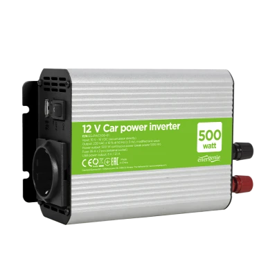 DC-AC inverter za auto GEMBIRD, in12Vout220V 500W EG-PWC500-01