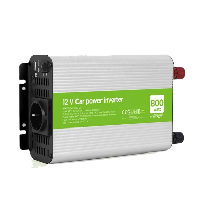 DC-AC inverter za auto GEMBIRD, in12Vout220V 800W EG-PWC800-01