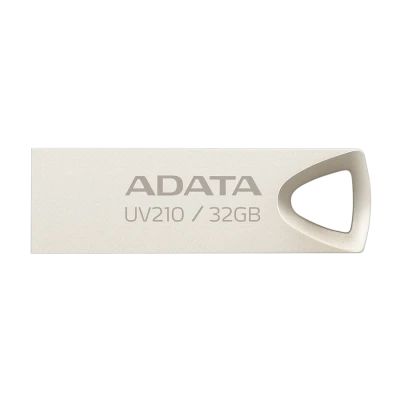 USB Memory stick Adata UFD 32GB UV210 Metal Golden 32 GB, USB, Brzina čitanja 90 MB/s, Brzina pisanja 40 MB/s, AUV210-32G-RGD USB 2.0
