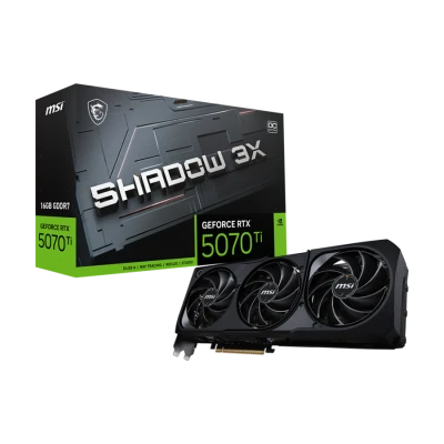 VGA MSI Nvidia GeForce RTX 5070 TI 16G SHADOW 3X OC 16GB GDDR7 256bit, 3xDP, 1xHDMI