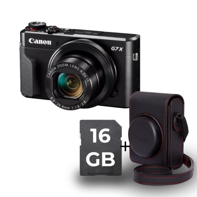 Fotoaparat CANON G7X Mark II Black Premium Kit