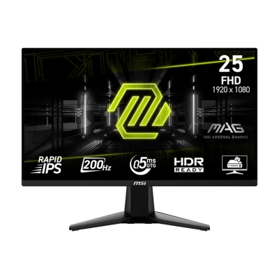 MONITOR MSI MAG  25" G255F E20 FHD IPS 200HZ GAMING