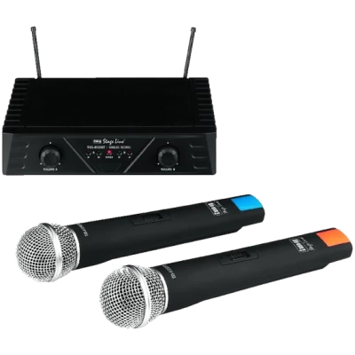 SAL Bežični set, 2 bežična mikrofona i pojačalo - TXS-812 SET