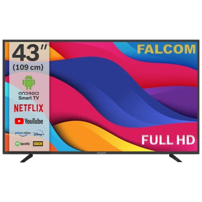 Falcom Televizor Smart LED  43" FullHD,Bluetooth ,WiFi, Android - TV-43LTF022SM