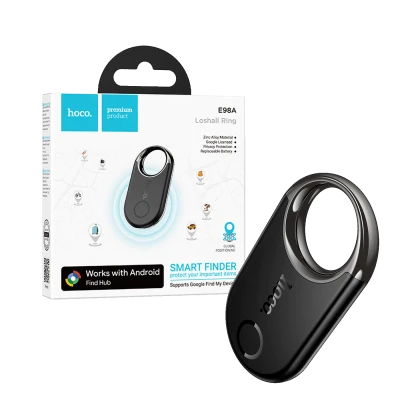 hoco. Inteligentni lokator uređaja, Google Find My Device - E98A Starry, Black