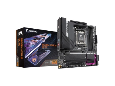 Gigabyte MB B650M AORUS ELITEAM5; 4xDDR5; 2xM.2;4xSATA, 11x USB,HDMI,DP, microATX