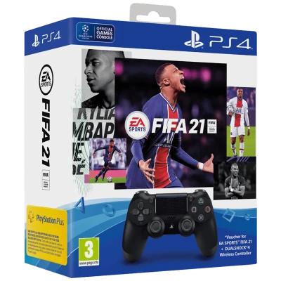 Sony SET Dualshock Controller v2+FIFA 21+FUT VCH+PS Plus 14 dana - SET Kontroler+FIFA21+14d