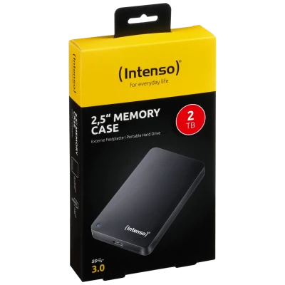 (Intenso) Eksterni Hard Disk 2.5", kapacitet 2TB, USB 3.0, Crna b - HDD3.0-2TB/Memory Case