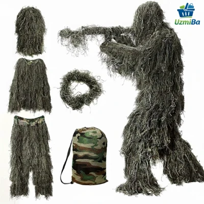 🔰 Ghillie Odijelo 5u1 | Airsoft, Lov, Kamuflaža | Zelena 🔰