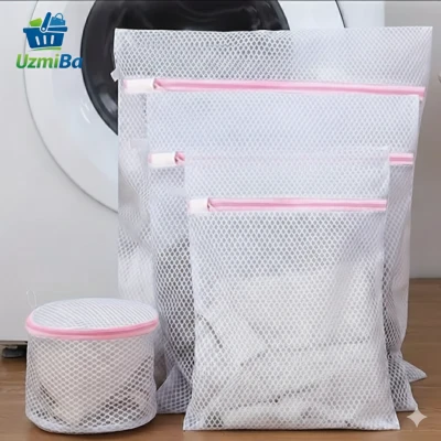 🧺 4x Mrežaste Vreće za Pranje Veša | Zaštita Donjeg Rublja i Osjetljive Odjeće 🧺