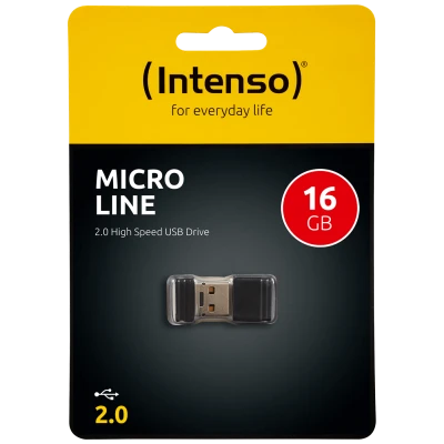 (Intenso) USB Flash drive 16GB Hi-Speed USB 2.0, Micro Line - ML16
