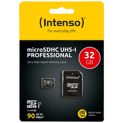 (Intenso) Micro SDHC/SDXC kartica 32GB Class 10, UHS-I +adapter, Pro - MicroSD 32GB Class10 UHS-I Pro