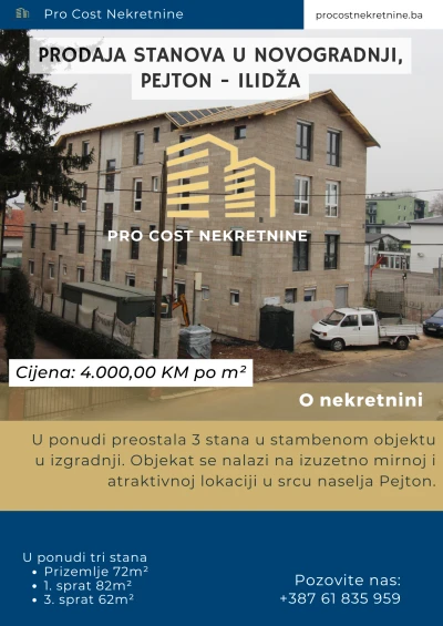 NOVOGRADNJA, PEJTON, ILIDŽA