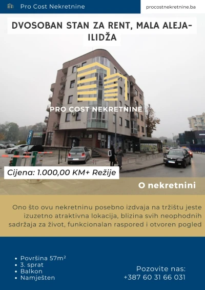 Stan Ilidža – Mala Aleja – [Iznajmljivanje]