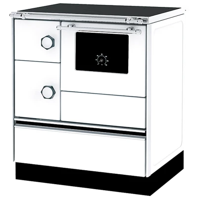 Alfa Plam Šporet na čvrsto gorivo 7kW, desna, bijela - ALFA 70 FAVORIT