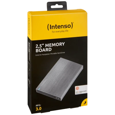 (Intenso) Eksterni Hard Disk 2.5", kapacitet 1TB, USB 3.0, Crna - HDD3.0-1TB/Memory Board