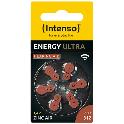 (Intenso) Baterija, A312/PR41,1.45 V, pakiranje 6 kom