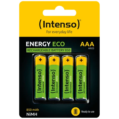 (Intenso) Baterija punjiva AAA / HR03, 850 mAh, blister 4 kom - AAA / HR03/850