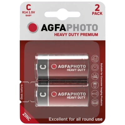 Agfa Zinc baterije, C B2, 1.5 V, blister 2 kom. - APFC