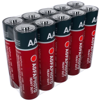 Agfa Baterija Zinc-Carbon, AA, 1.5 V, blister 10 kom. - AA SHRINK S2x5