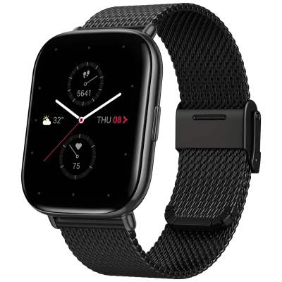 Amazfit SAT pametni, 1.65" AMOLED, vodootporan 5ATM, BT - Zepp E (square) Metallic Black S.E