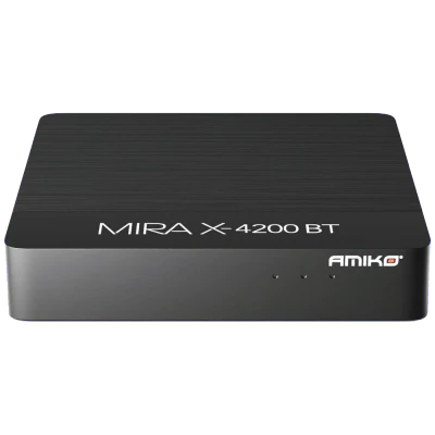 Amiko Prijemnik IPTV@Linux, 4K UHD, H.265, LAN, WiFi Dual Band - MIRAX HIS-4200 BT Pure OTT