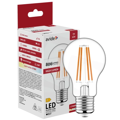 Avide Sijalica, LED 7W, E27, 2700K, 360°, 230V AC - Globe 7W E27