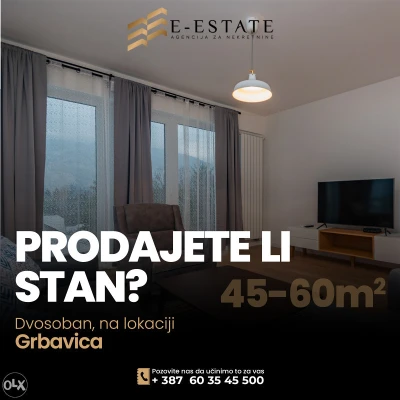 Dvosoban stan Grbavica - Novo Sarajevo