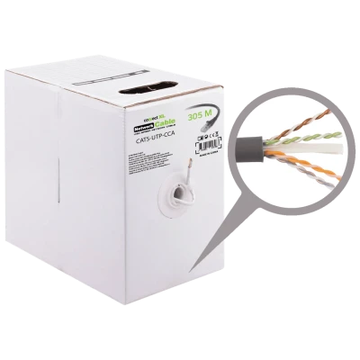 Connect XL Mrežni UTP kabl, CAT5e, CCA, 305 met. - CAT5-UTP-CCA