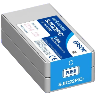 Epson Tinta za Epson TM-C3500, Cyan - SJIC22P(C)