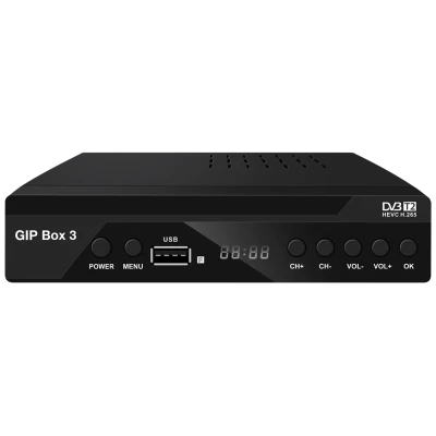 Golden Interstar Prijemnik zemaljski, DVB-T2, H.265, HDMI, SCART - GIP Box 3