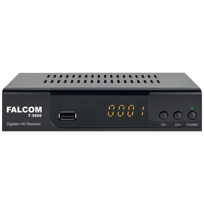 Falcom Prijemnik zemaljski, DVB-T/T2/C, HEVC, HDMI, USB - T-3000