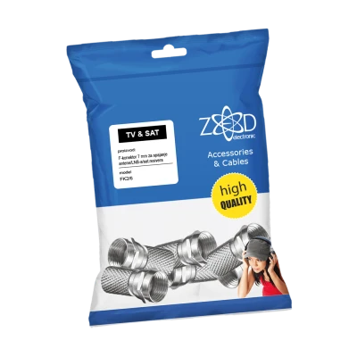 ZED electronic F-Konektor 7mm, pak. 6 kom. - FK2/6