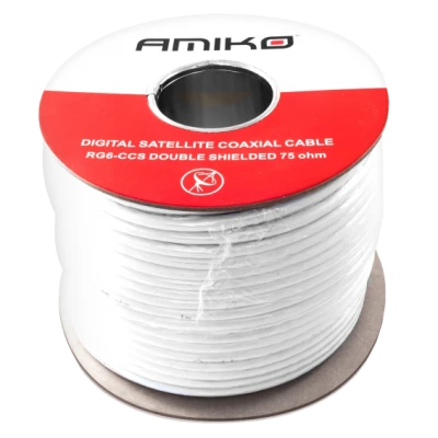 Amiko Koaksijalni kabl RG-6, CCS, 90dB, 100 met., motalica - RG6/90db - 100m REEL