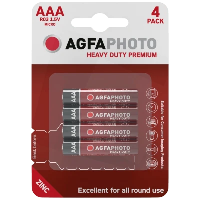 Agfa Zinc baterije, AAA, 1.5 V, blister 4 kom. - AAA B4