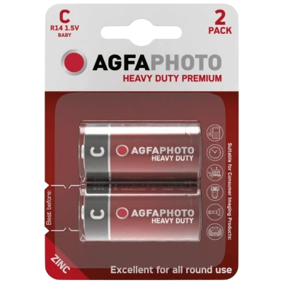 Agfa Zinc baterije, C B2, 1.5 V, blister 2 kom. - APFC